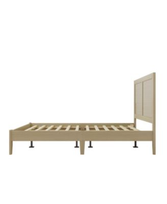 Solid Wood Platform Queen Bed