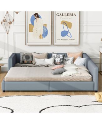 Queen/Twin XL Upholstered Platform Bed