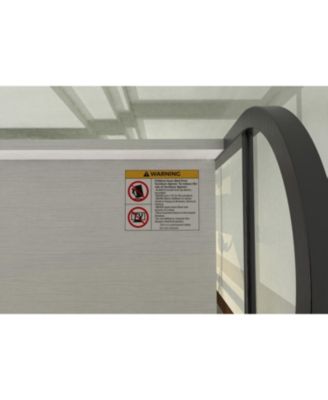 5-Tier Industrial Corner Bookshelf