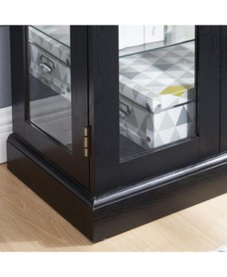 Lighted Glass Curio Cabinet - Living Room, Kitchen, Collectibles