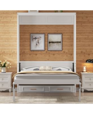+ Full Size + Wood (or MDF if applicable) + 2 Drawers + Murphy Bed
