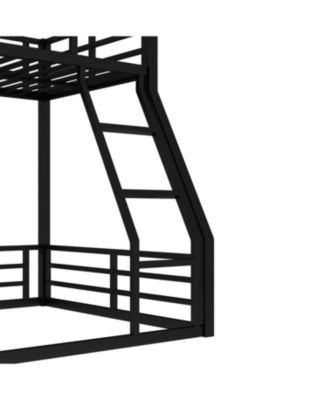 Metal Twin XL/Queen Bunk Bed Frame - Heavy Duty