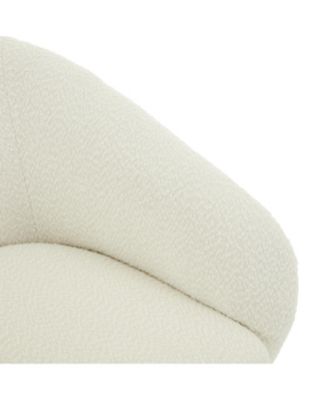 Modern 360 Swivel Boucle Accent Chair