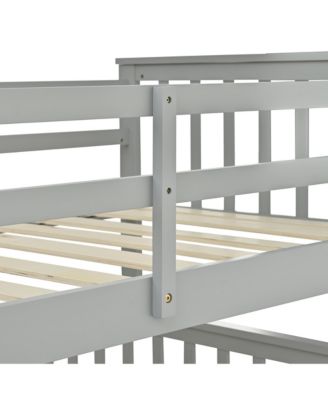 Twin Over Full Wooden Bunk Bed