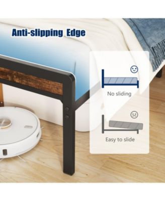 Metal Bed Frame with LED, Heavy Duty, Noise Free