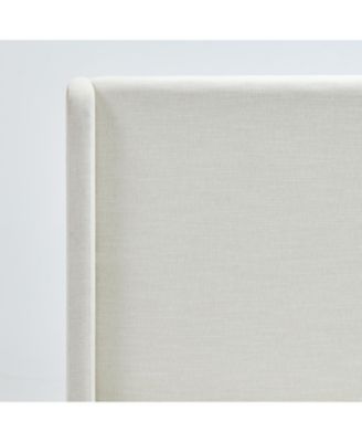 + King + Chenille + Upholstered + Platform Bed Frame