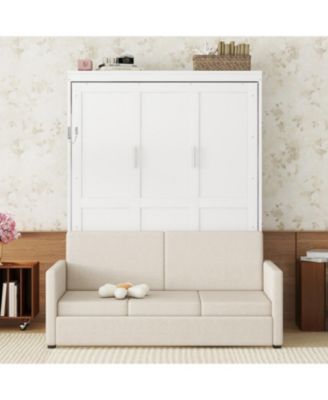 Size Murphy Bed Wall Bed with Cushion