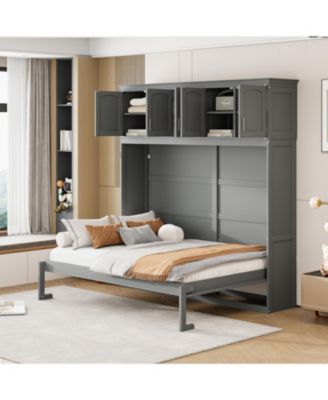 Murphy Bed Wall Bed with Top Cabinets