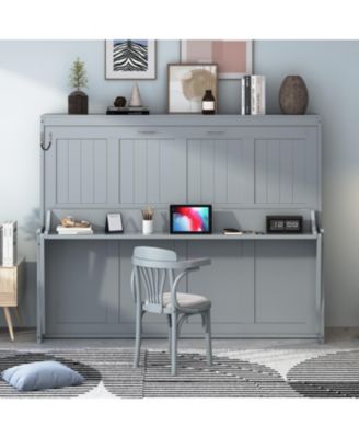  Murphy Bed with Hydraulic Lift & Desk