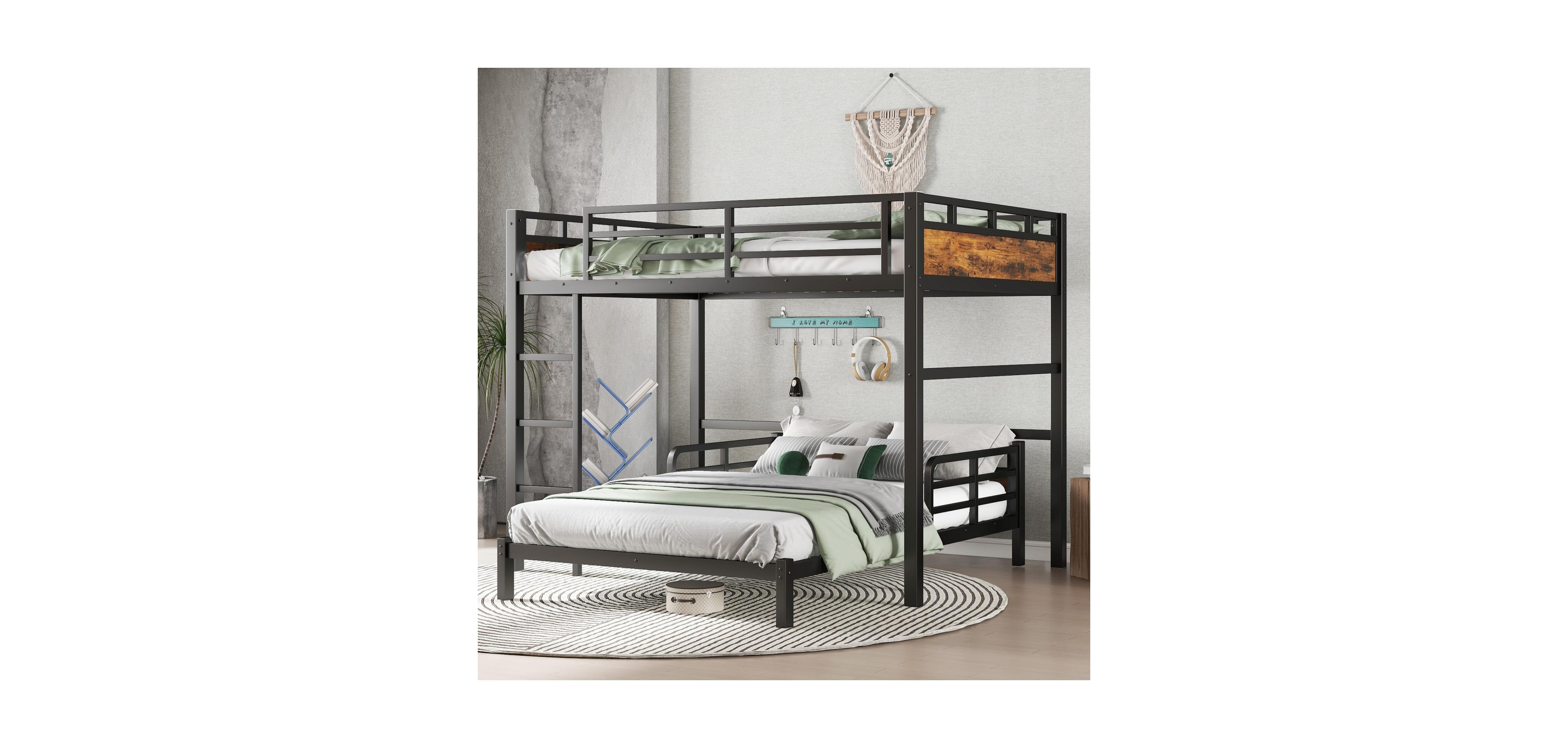 Streamdale Furniture Full Xl Bunk/Loft Bed - Vintage Wood