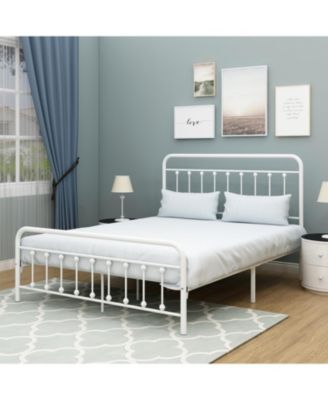  Victorian White Metal Bed Frame