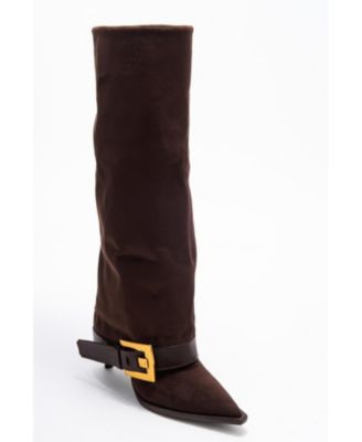 Women's Elva Buckle Strap Knee High Boot