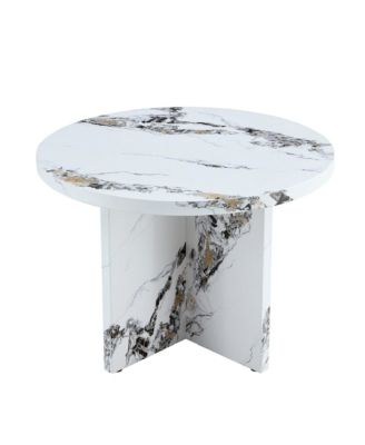 Modern 42" Round Dining Table for Small Spaces (Table Only)