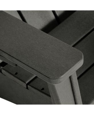 Outdoor HDPE Plastic Preschool Toddler Classic Adirondack Rocking Chairs