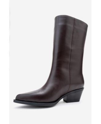 Forever & Always  Women's Shoes Juana Leather Pointed Toe Boot (Women)