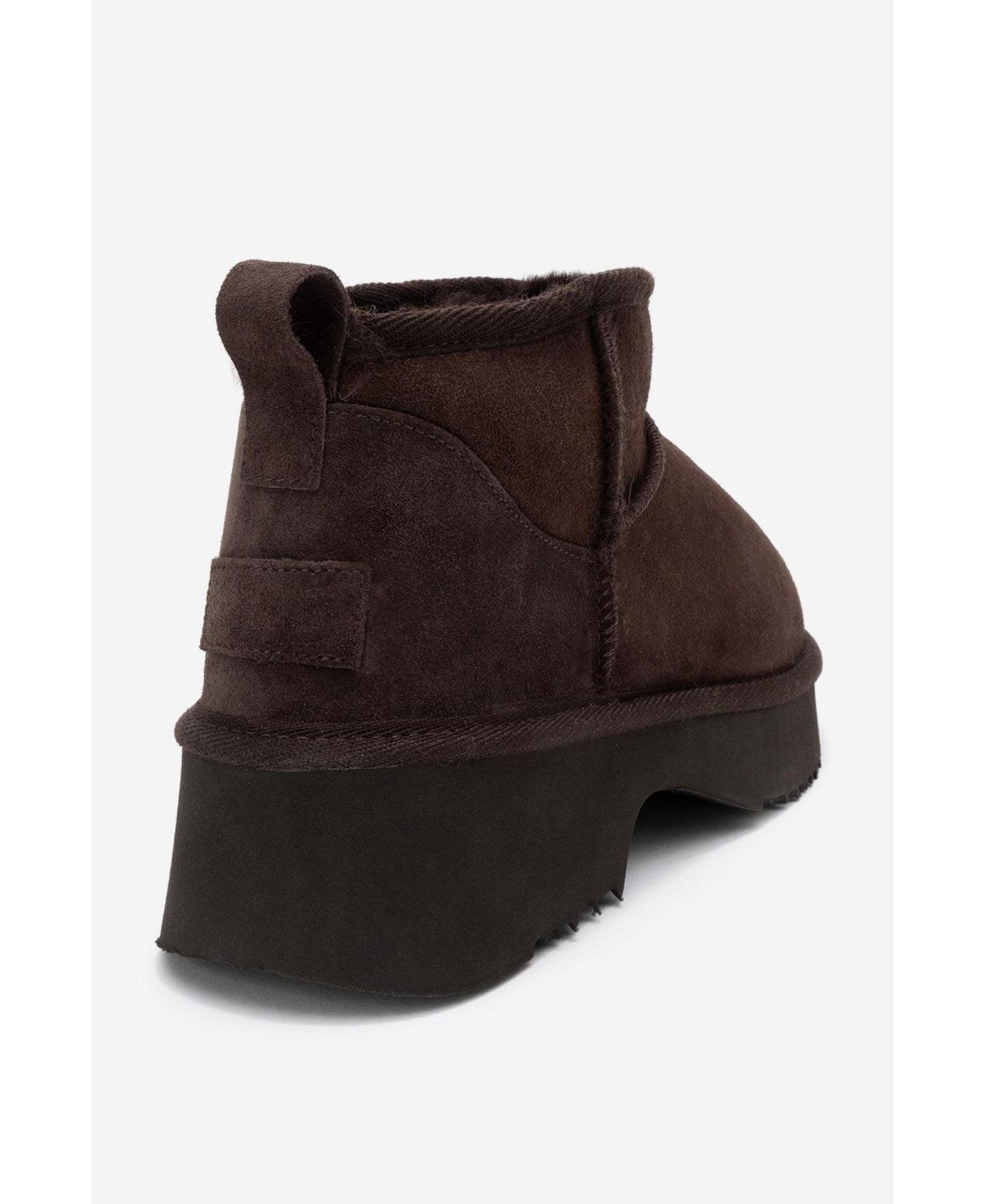 Женские ботинки Forever & Always Shoes Ary Leather Platform, цвет: Коричневый замшевый — фото 5