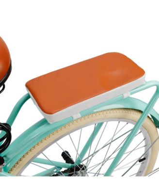 24-Inch Cruiser Bike with Low Step Frame, Passenger Seat & Front Basket