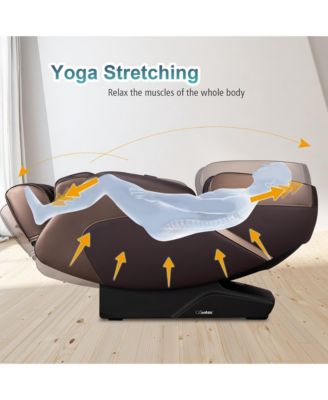 Full Body Massage Chair with Voice Control Heat Foot Roller