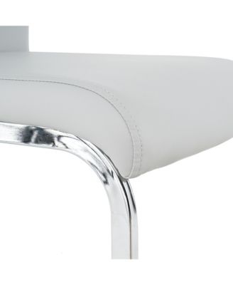 Faux Leather Padded Dining Chairs Set Of 2