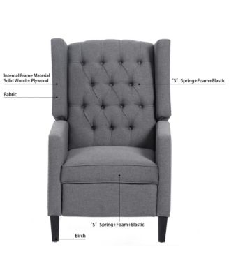 27" Wide Manual Wing Chair Recliner