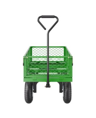 SUGFIT Heavy-Duty Utility Wagon with Removable Sides & 180° Handle