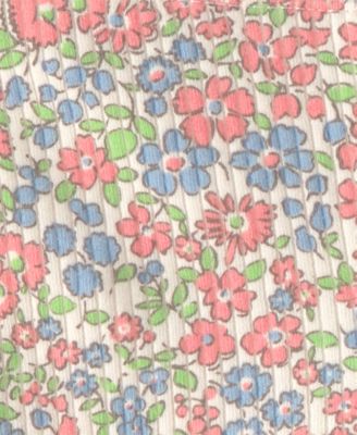 Little Planet By Carters Baby Girls' Organic Cotton Spring Floral Rib Leggings, 2-Pack Set