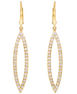 Nude Diamond Drop Earrings (1.74 ct. t.w.) in 14k Honey Gold
