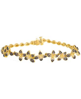 Chocolate Ombre Diamond Bracelet (1.63 ct. t.w.) in 14k Honey Gold