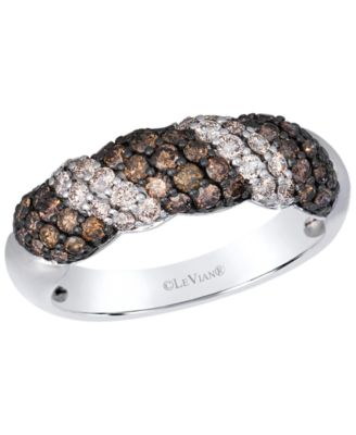 Chocolate Diamond (0.72 ct. t.w.) & Nude Diamond (0.33 ct. t.w.) Ring in 14k Vanilla Gold