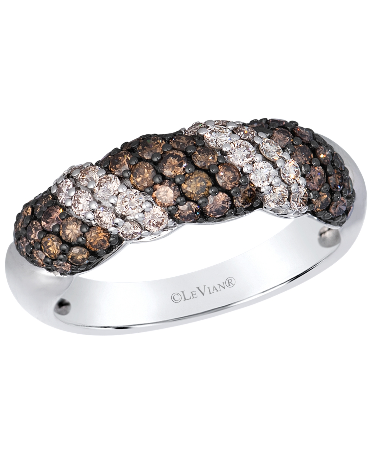Le Vian Chocolate Diamond (0.72 ct. t.w.) & Nude Diamond (0.33 ct. t.w.) Ring in 14k Vanilla Gold