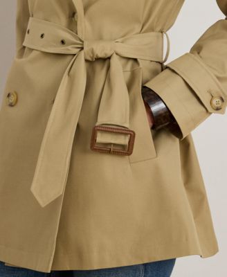 Women's Short Belted Trench Coat