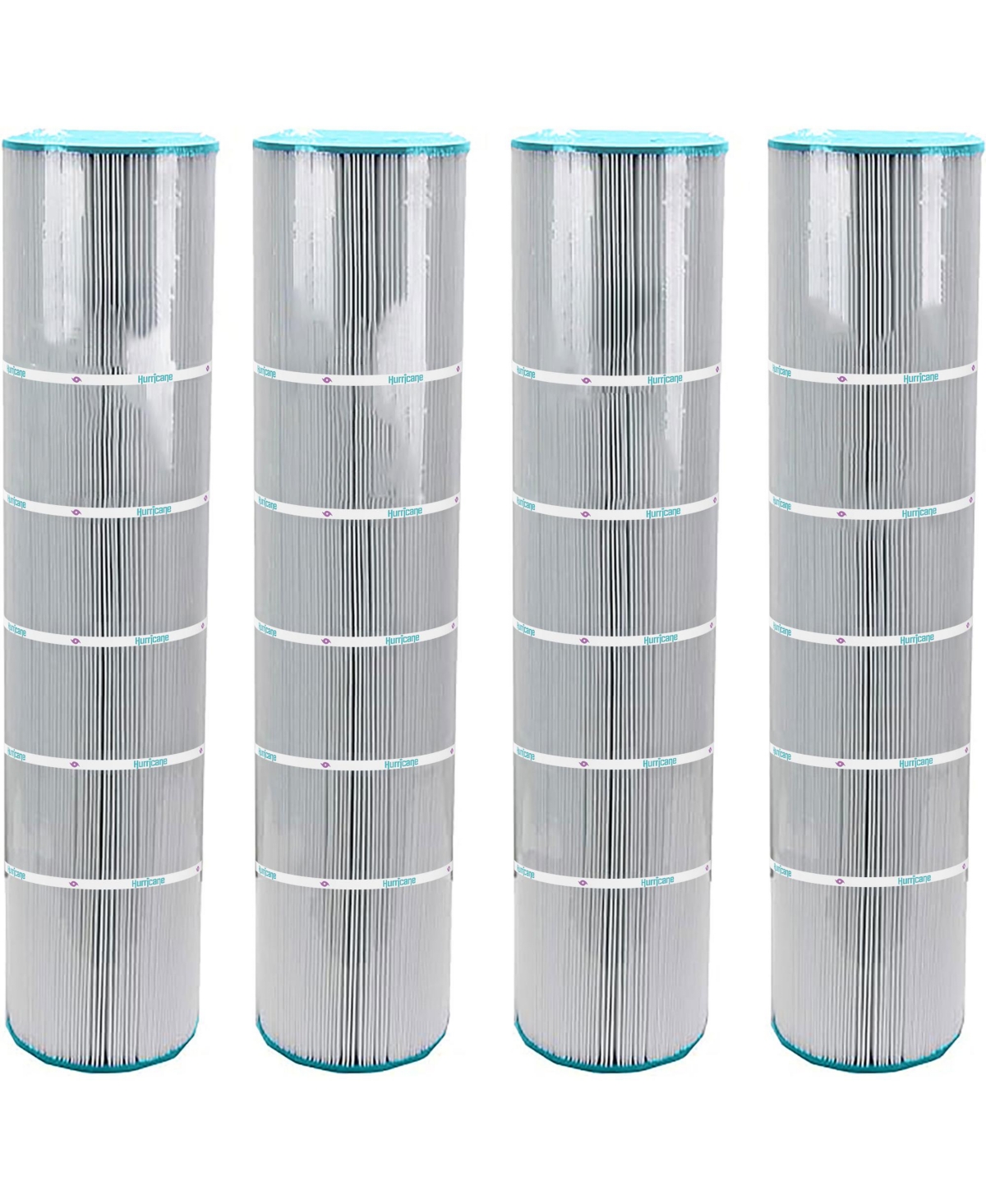 Hurricane 4 Pack HF7472-04 Advanced Pool and Spa Filter Cartridge Replacement