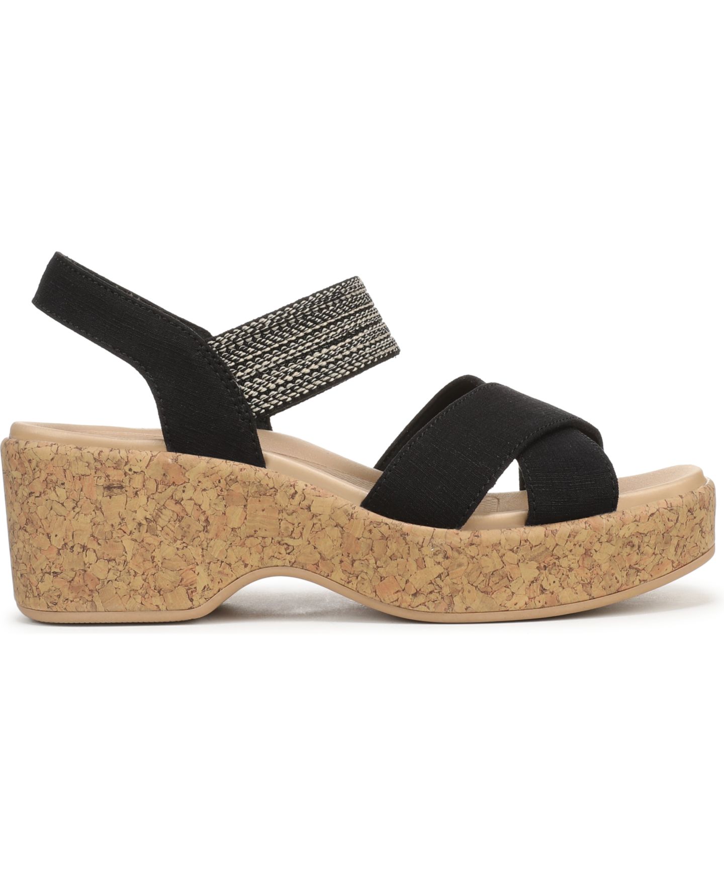 Женские сандалии LifeStride Verity Slingback, цвет: Чёрный разноцветный джинсовый — фото 2