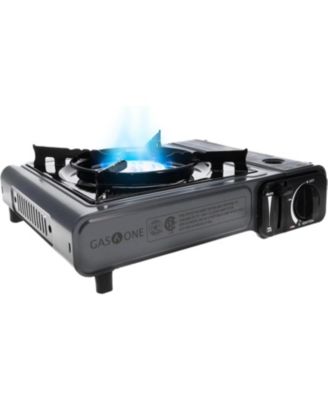 Portable Butane Camping Stove with Case: Automatic Ignition, Precise Heat Control - Camping & Tailgating and Outdoor Cooking