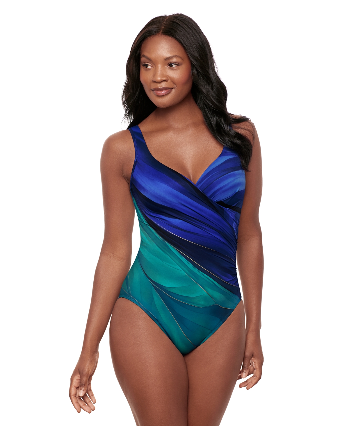 Miraclesuit Women's Maldiva Its A Wrap Underwire One-piece Swimsuit