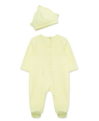 Baby Boys' or Baby Girls' Chick Footed Coverall With Beanie Hat