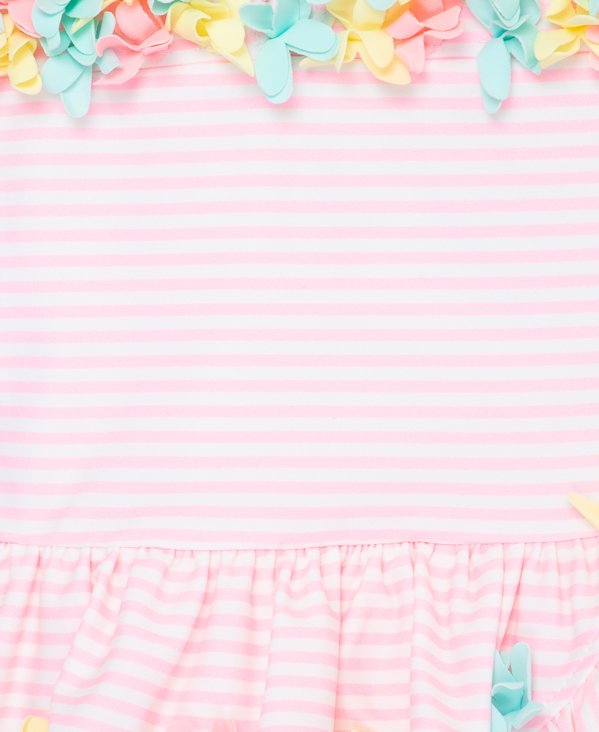 Little Me Baby Girls' 3D V-Neck One-Piece Swimsuit