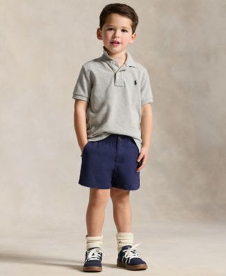 Boys' 2T-7 Cotton Mesh Polo Shirt