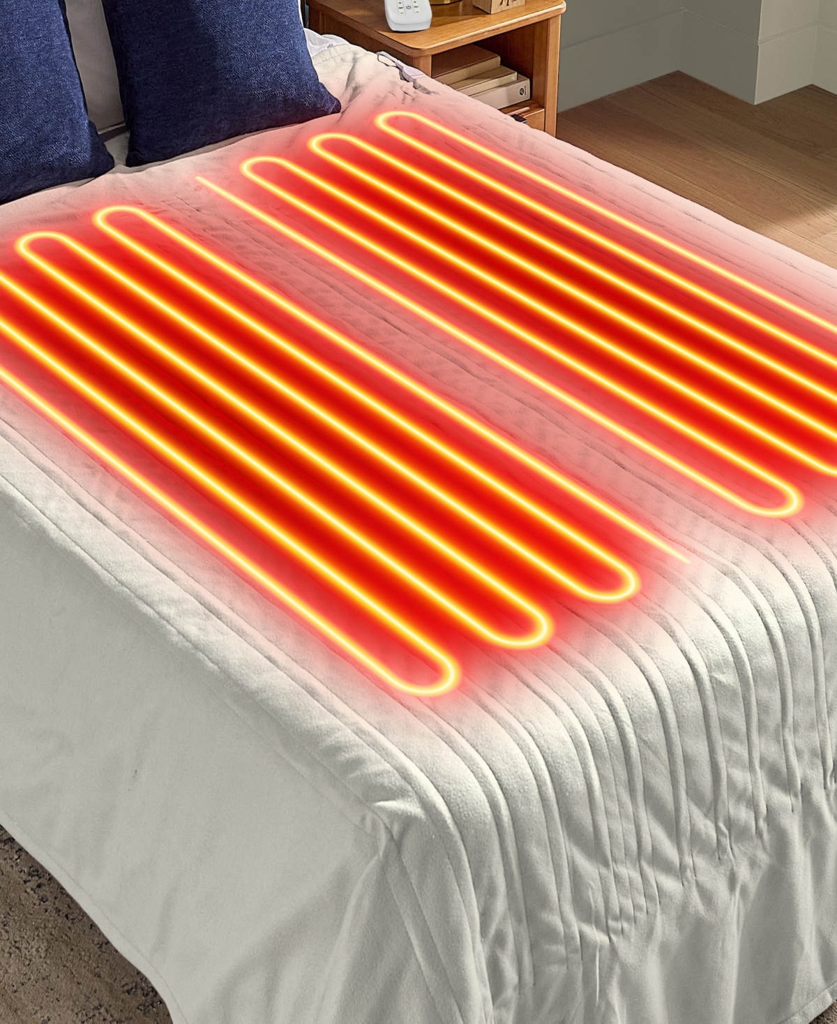 Therapedic 100x 90 inch Ivory Heated Blanket