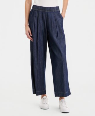 Jeans Women's Pleated-Waist Pants