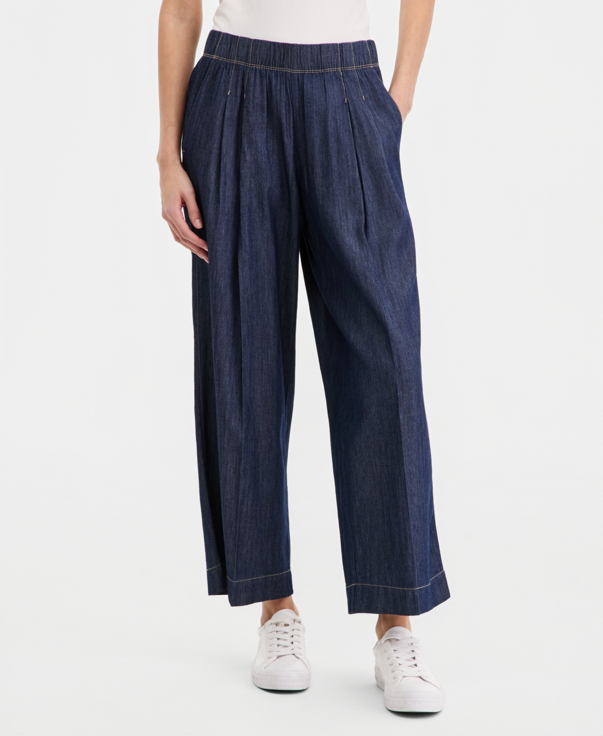 Nautica Jeans Women's Pleated-Waist Pants