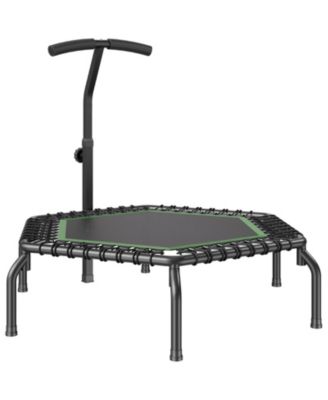 54.5" Mini Fitness Trampoline Indoor Rebounder with Handle