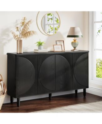 Modern Storage Cabinet, Sideboard Buffet Table with Doors