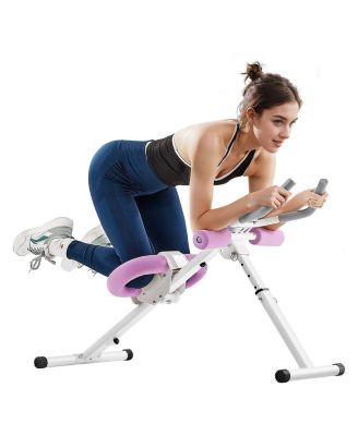 AB Workout Machine 330 LB Capacity Core Trainer Foldable Home Gym Equipment