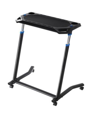 SUGFIT Cycling Desk Foldable Fitness Bike and Treadmill Desk with Lockable Wheels