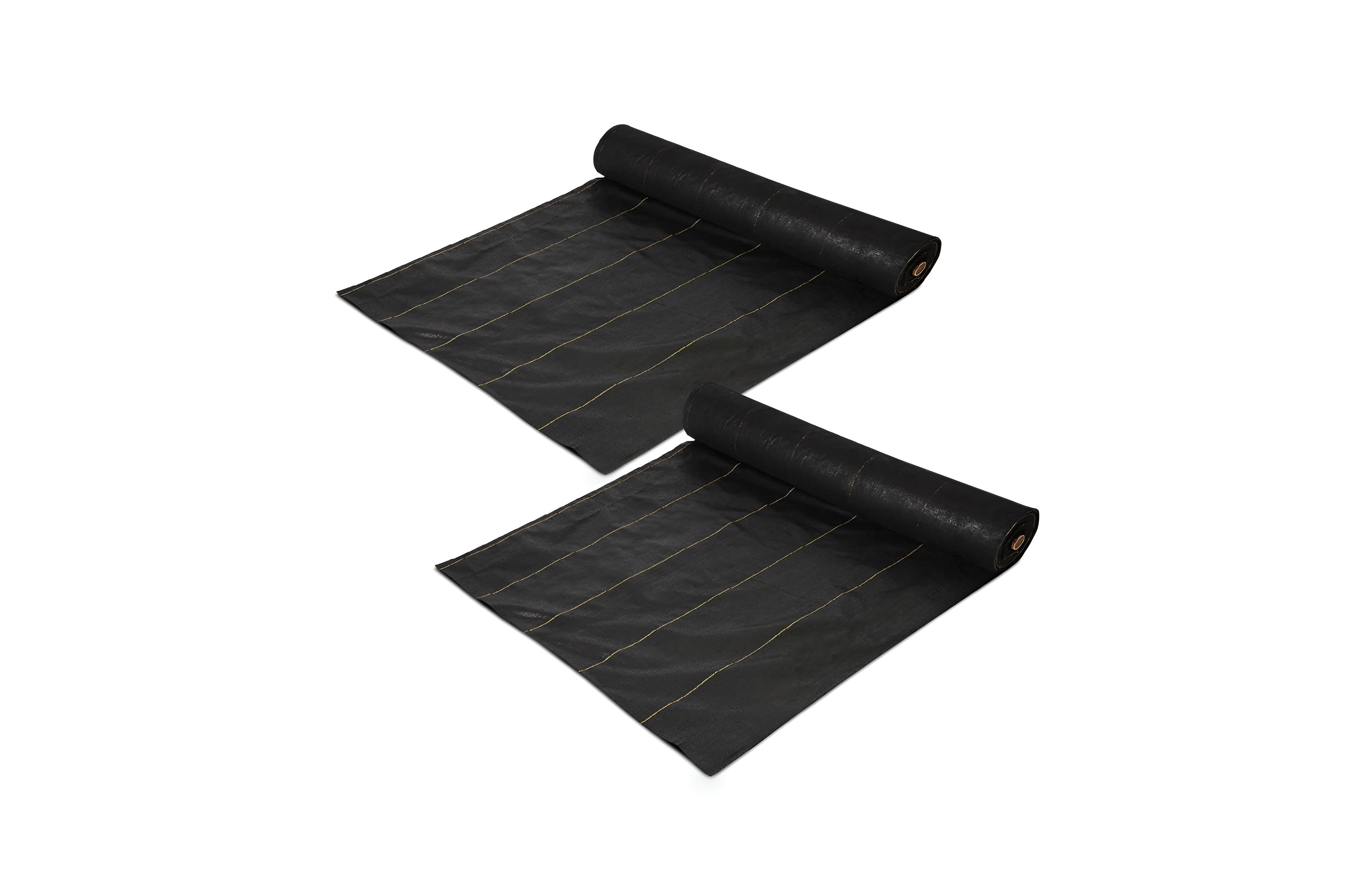 DeWitt Sunbelt 6' x 300' Woven Weed Barrier Landscape Fabric Ground Cover 2 Pack