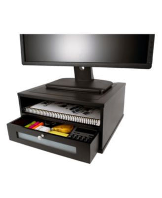 Midnight Black Collection Monitor Riser