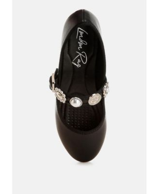 Womens Kavana Charms Embellished Flat Mary Janes