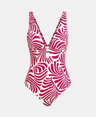Women's Classic One-Piece Swimsuit with Back O-Ring Detail