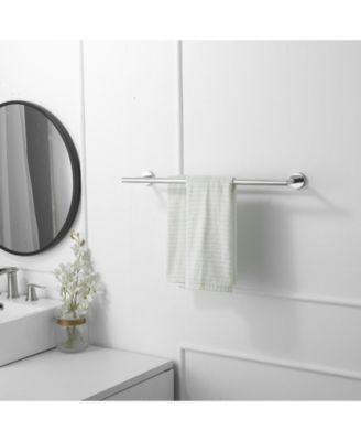 5-Piece Bath Hardware with Towel Bar Towel rack Towel Hook Toilet Paper Holder and Towel Ring Set in